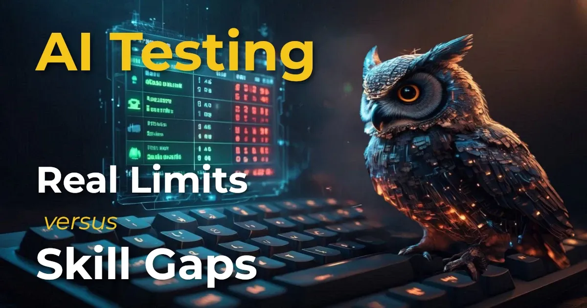 AI in Test Automation: Real Limitations vs. User Error