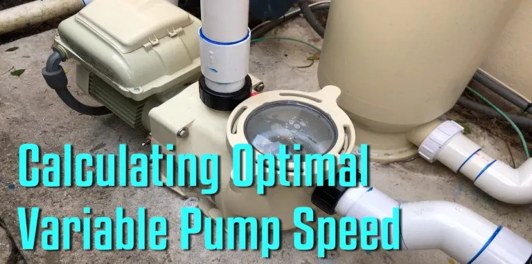 How to Find Your Variable Speed Pool Pump's Most Efficient Speed Without a Flow Meter