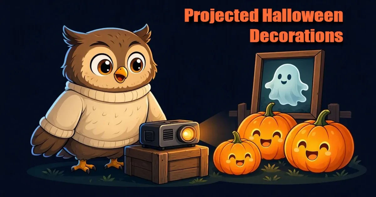 How to Make a Halloween Hologram With a Projector and Tulle