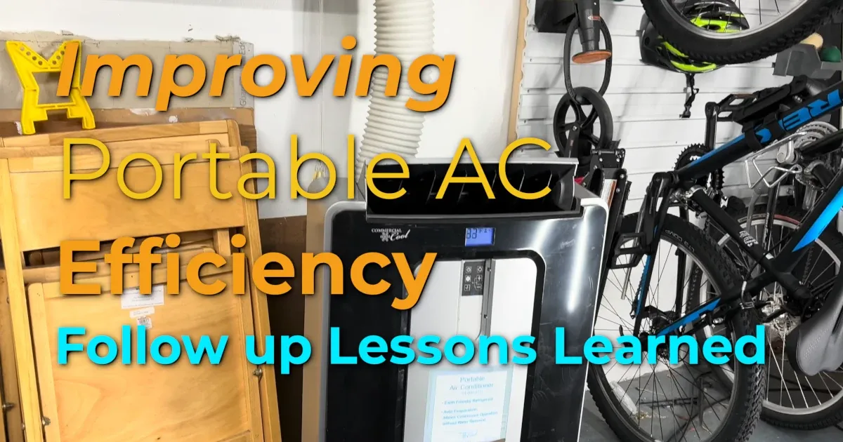 How to Improve Portable AC Efficiency, Updated