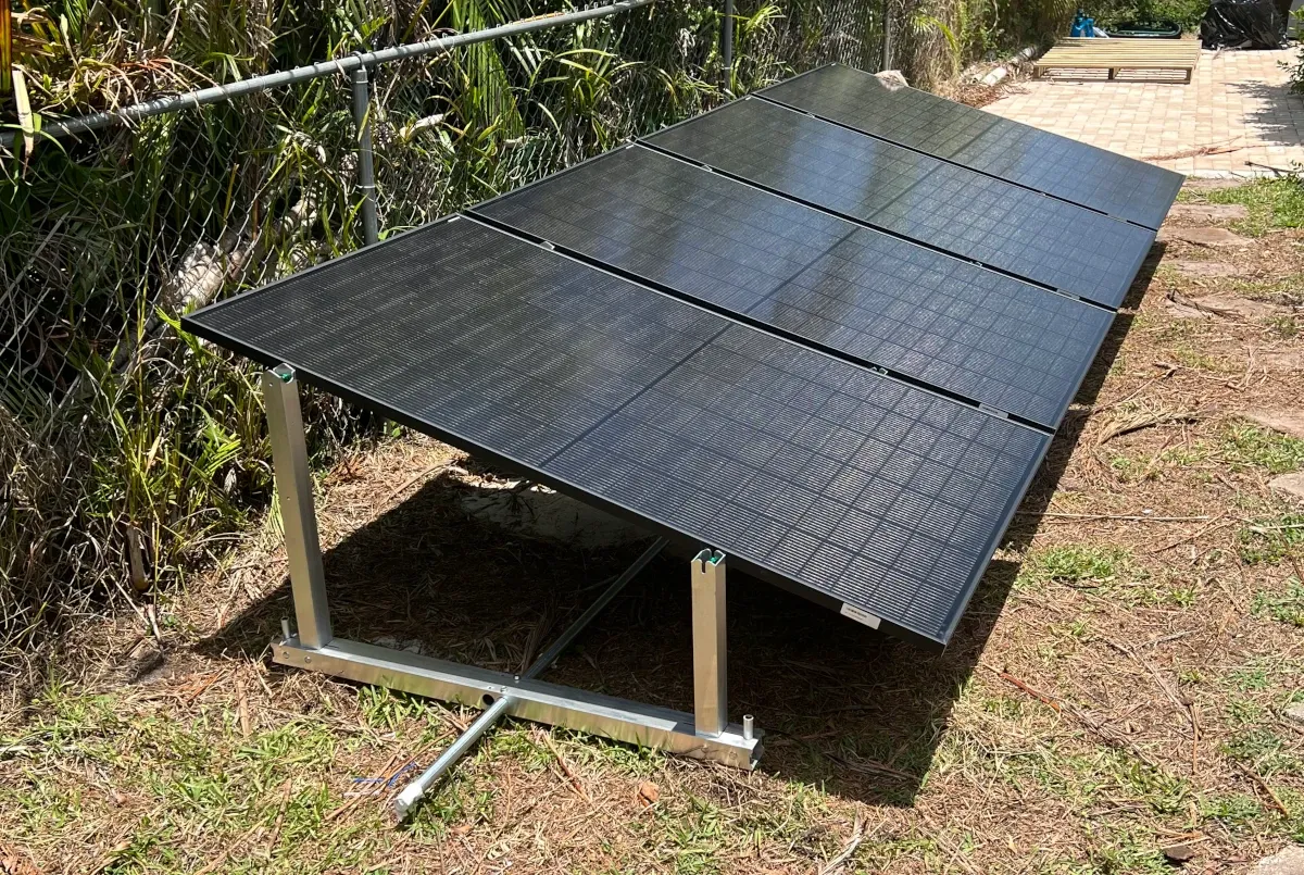 IntegraRack IR-15 rack test layout in yard