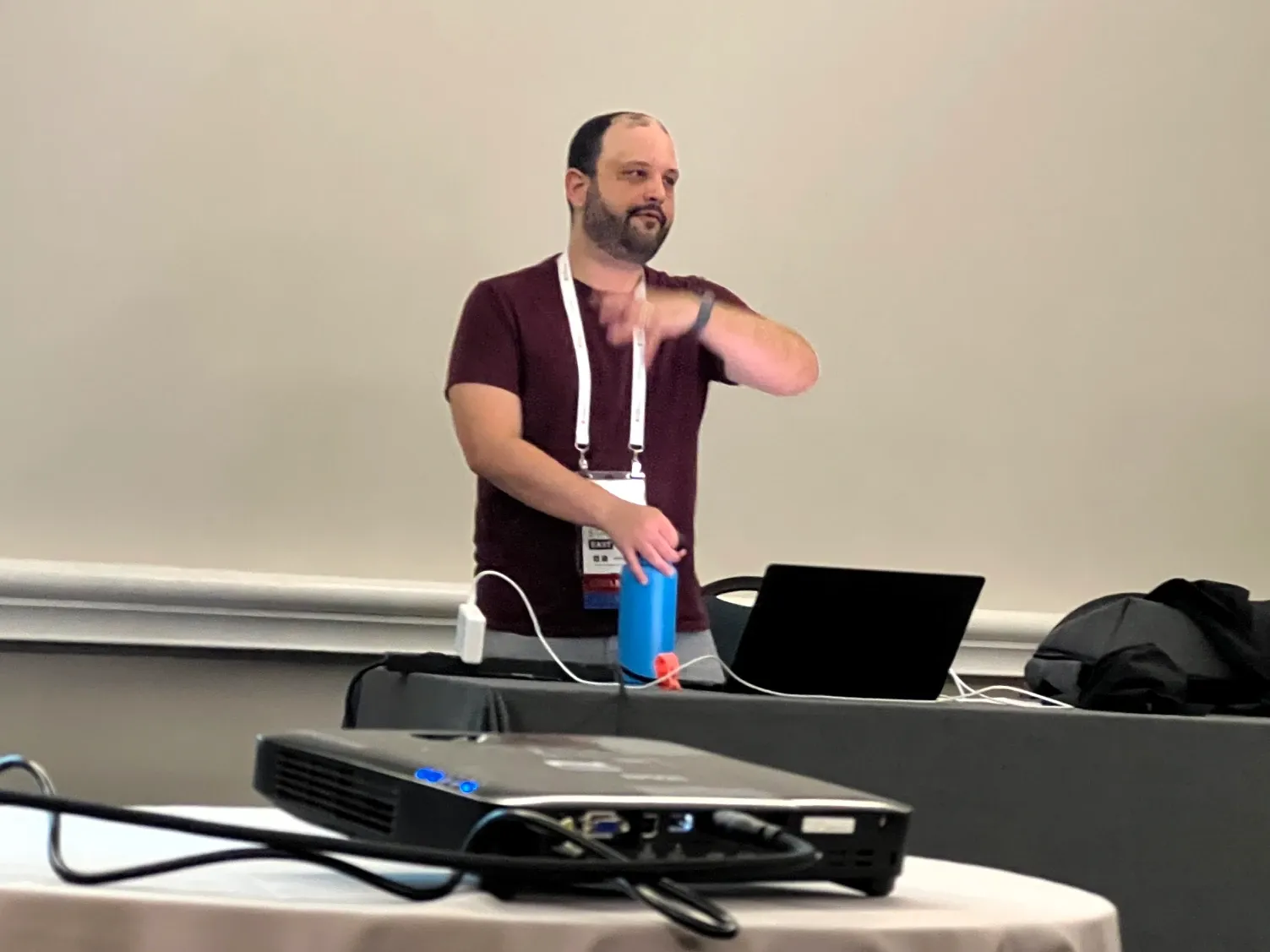 Dionny Santiago presenting StarEast 2026 tutorial session