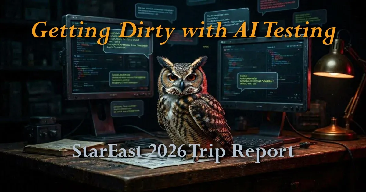 Getting Dirty with AI Testing: A StarEast 2026 Trip Report on Evals, Vibe Coding, and Prompt Engineering