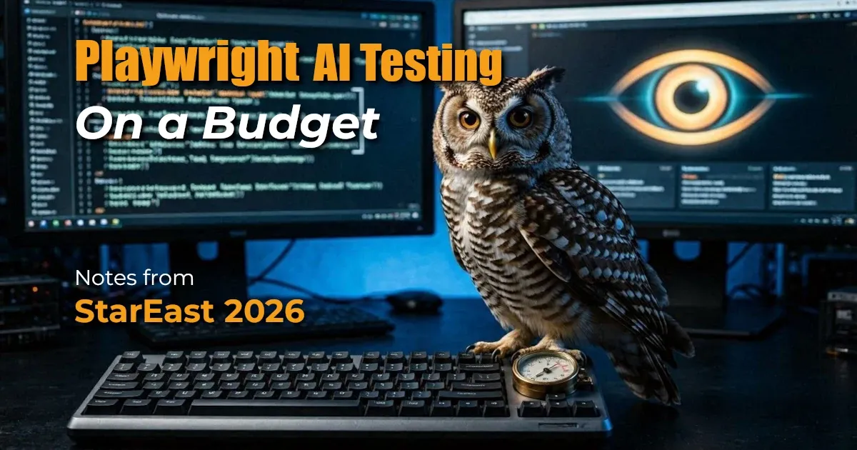Playwright AI Testing on a Budget: Locators vs. Computer Vision — StarEast 2026