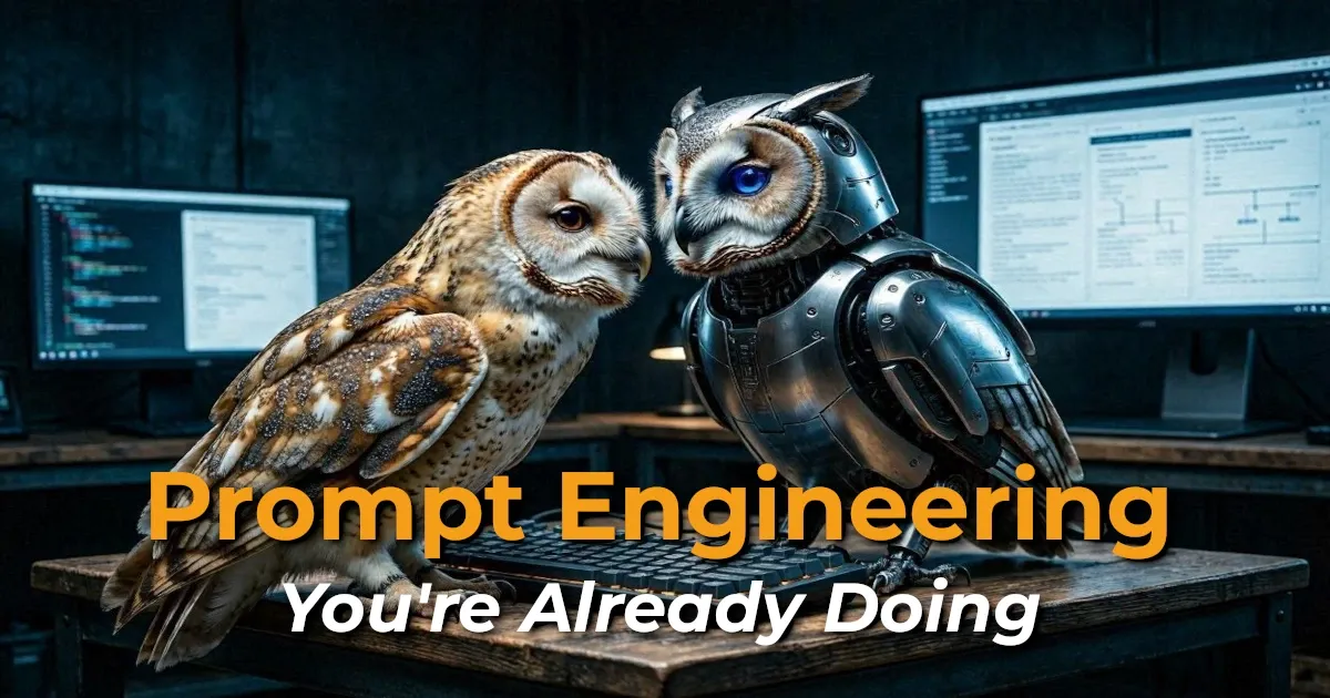 Prompt Engineering I Didn't Know I Was Doing
