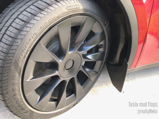 Tesla model y mud flaps