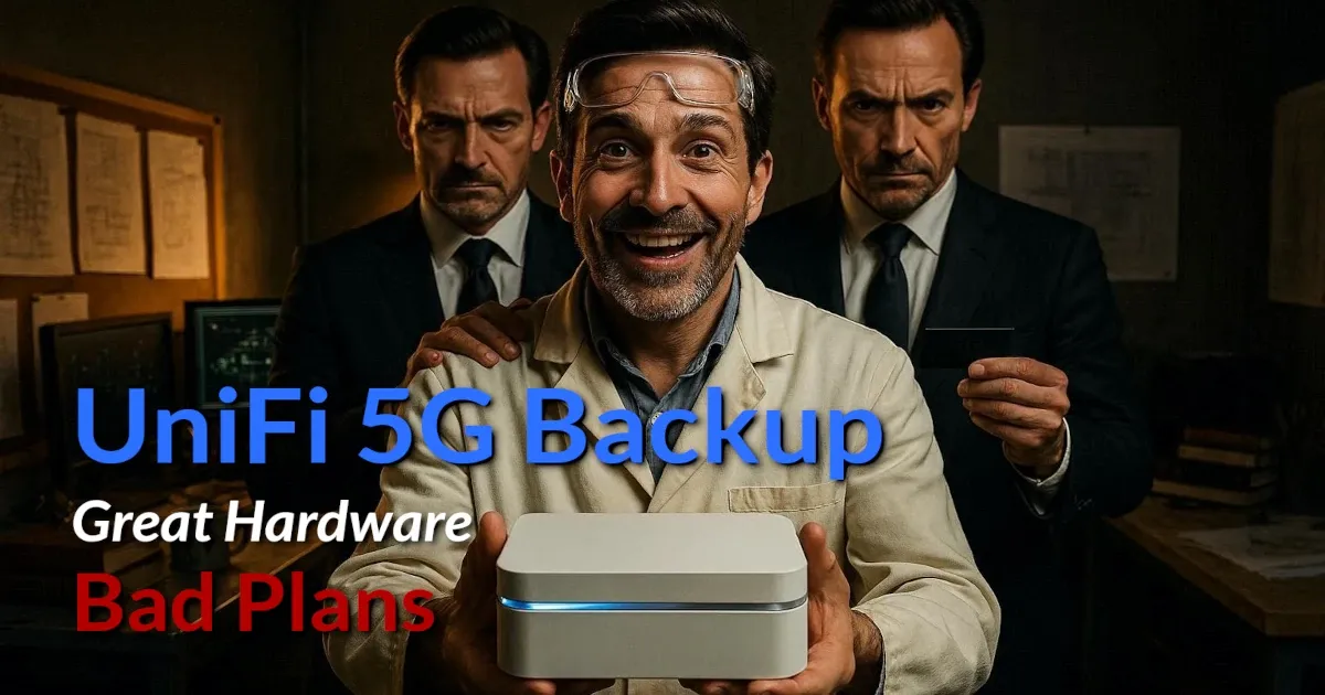 UniFi 5G Backup: Great Hardware, Bad Plans