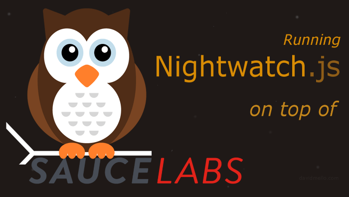 How to use SauceLabs with Nightwatch.js