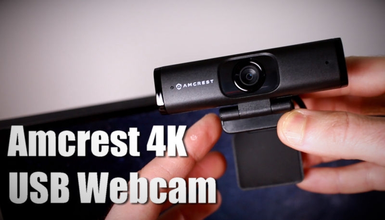 Review and setup of Amcrest's AWC897 4K webcam