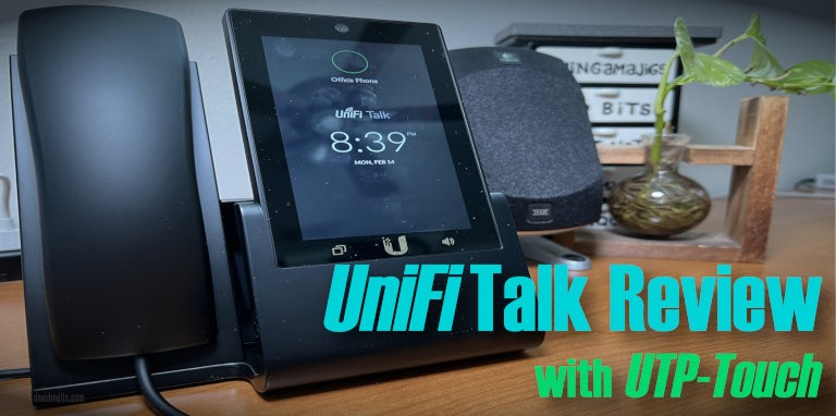 UniFi Talk Review with UTP-Touch VoIP phone